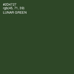 #2D4727 - Lunar Green Color Image